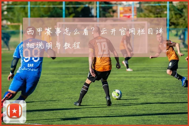 西甲赛事怎么看？云开官网栏目详细说明与教程