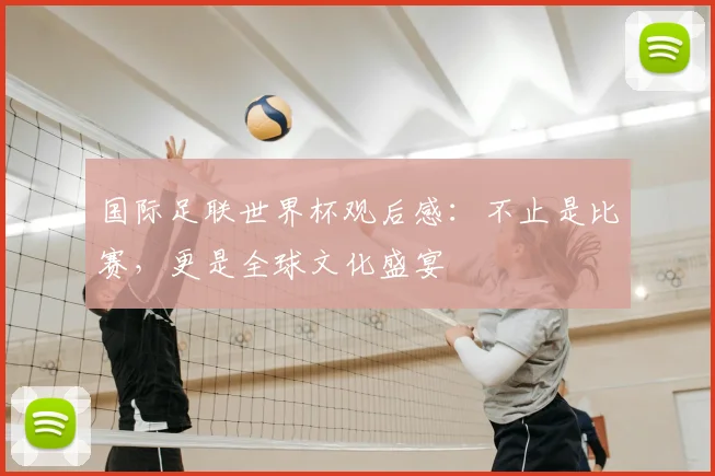 国际足联世界杯观后感：不止是比赛，更是全球文化盛宴